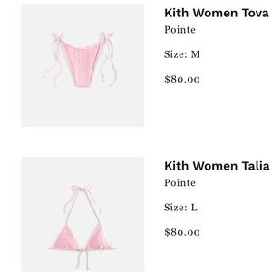 Kith women’s bathing suit
